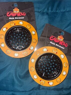 Orange Sink Strainer - Cartoon Kitchen Drain Protector